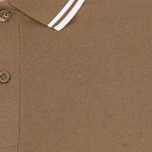 Polo de golf pour hommes en coton respirant avec impression et broderie personnalisée vêtements de golf avec logo personnalisé polos en coton - Product Image 3