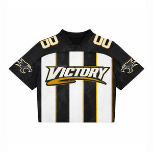 Maillot de football personnalisé pour homme 2026, T-shirt à col en V avec graphique de victoire sur le devant, T-shirt pour fans de sport avec impression de numéro - Product Image 3