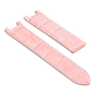 Bracelets de montre durables en cuir classique de différentes tailles personnalisés OEM Bracelets de montre classique en cuir de vache à grain de peau durables - Product Image 2