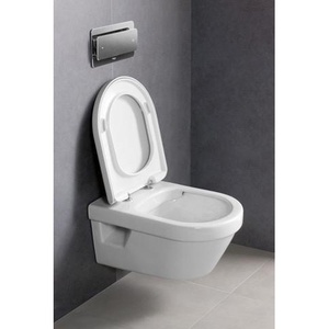 Inodoro Combi-Pack V&B Architectura con WCC Ti. Asiento de Inodoro DF y Blanco WC Seat C+ de Villeroy & Boch - Product Image 3