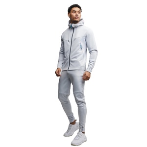 New Fashion <b>Slim</b> Fit Breathable Fabric Tracksuit Sport Wear Two Pieces Blank Sport Tracksuit for <b>Men</b> - Product Image 5
