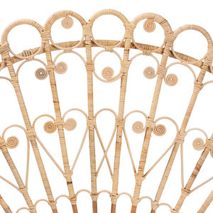 Arch Peacock Rattan <b>Headboard</b> Top Selling <b>for</b> Bedroom Decor Sustainably Made Vintage Rattan <b>for</b> Bulk Order - Product Image 3