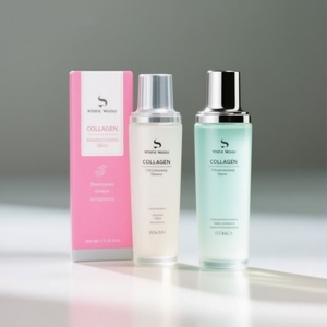 Set de 5 Pasos para el Cuidado Facial Hidratante con Colágeno para Mujeres, Hidratante, Reafirmante, con Ácido Hialurónico y Extractos Botánicos - Product Image 3