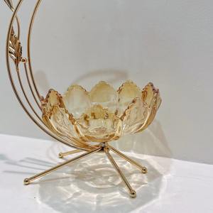 Cuenco Decorativo con Forma de Flor y Base de Luna, Ideal para Decoración del Hogar, Exhibición en Mesa de Centro y Estilo de Lujo, Venta al por Mayor desde India - Product Image 5