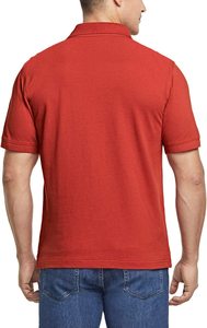 เสื้อยืดผู้ชายสไตล์ลำลองสำหรับฤดูร้อน ผ้าฝ้าย 100% แห้งเร็ว ระบายอากาศดี แขนสั้น ปักลาย ป้องกันรอยยับ ลายเรียบ สไตล์อเมริกัน - Product Image 2