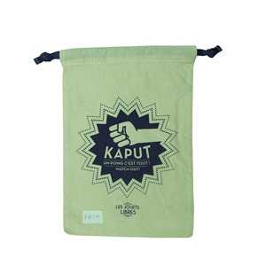 Sac à dos en coton biologique certifié GOTS, réutilisable, respectueux de l'environnement, avec cordon de serrage, impression de logo personnalisée, petite taille, plusieurs couleurs - Product Image 6