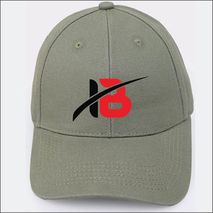 หมวกเบสบอลผ้าระบายอากาศปรับแต่งได้ ปักโลโก้แบบทอ 6 แผง ปีกโค้ง - Product Image 1