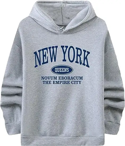 Nouvelle collection de sweats à capuche unisexes personnalisés imprimés 2026 pour hommes et femmes, sweats à capuche effet vieilli pour hommes - Product Image 1