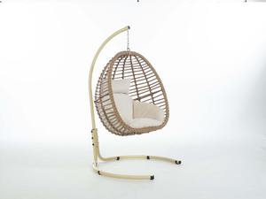 2021 Best-Selling Modern Design Indoor/Outdoor Egg Shape Patio <b>Hammock</b> Chair Swing European Standard Made in Turkey <b>for</b> Gym Use - Product Image 4
