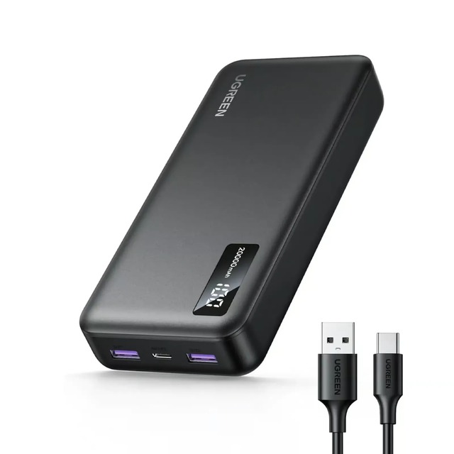 15000mAh Power Bank Portable Charger Dual USB Type-C Input 10-20W Fast Charging Quick Charge Compatible Made in Germany