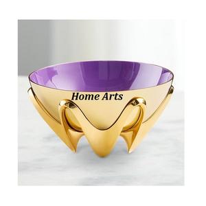 Cuenco para servir chocolate de aluminio y acero Diseño fabuloso Cuenco para aperitivos de forma redonda para uso en restaurante de hotel - Product Image 4