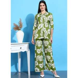 Nouveau lancement Premium Poly Rayon Casual Wear Coordset Style moderne avec une poche latérale - Product Image 1