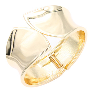 Braccialetti di moda a cerniera placcati in oro elegante Design braccialetto per le donne - Product Image 2