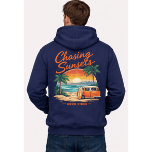 เสื้อฮู้ดดี้แบบเรียบ ทรงโอเวอร์ไซส์ มีซิป ผ้าฝ้ายฟลีซ แฟชั่นสตรีทแวร์ ยูนิเซ็กซ์ ขายส่ง ผลิตเอง - Product Image 2