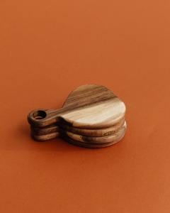 Durable New Stylish Wooden Coasters Set Designed to <b>Protect</b> <b>Furniture</b> Surfaces Mats & <b>Pads</b> for Home Workspaces - Product Image 3