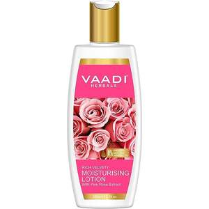 Vaadi Herbals lotion hydratante à l'extrait de rose rose, 350 ml - Product Image 1