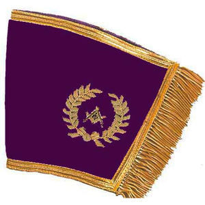 Grand security uniforms Purple Velvet Gold Bullion Cuffs - Product Image 1