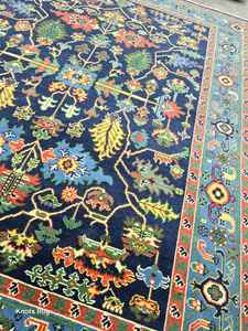 พรมขนสัตว์ทำด้วยมือพรมปูพื้นแบบผูกปมงานตามสั่งสุดหรูทำจากผู้ผลิตอินเดีย - Product Image 4