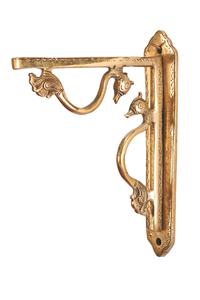 Soportes de pared de latón macizo superventas, estantes de soporte, soportes de Metal de alta calidad, elegantes para decoración de hogar y Hotel - Product Image 3