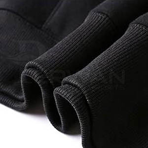 2025 nouveau Design hommes survêtement respirant 100% coton tenue décontracté pour automne hiver motif solide en gros - Product Image 5