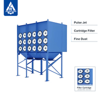 Sistema de Filtro de Cartuchos Industrial con Limpieza por Pulsos para Filtración de Polvo Fino Personalizado