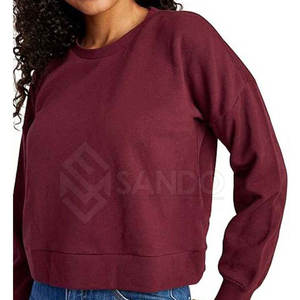 Ropa informal de alta calidad Sudadera corta para mujer Precio razonable Sudadera corta superventas - Product Image 5