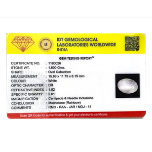Piedra Lunar Arcoíris de 9 Quilates, Gema de Cristal Natural Pulida de Alta Calidad, Blanca, Roja, Dorada, Tamaños de 3-8 mm, Certificada por IGI - Product Image 4