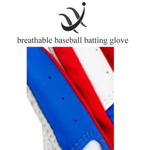 ถุงมือตีเบสบอลระบายอากาศได้ดีถุงมือตีลูกซอฟต์บอลสีตามสั่ง - Product Image 6