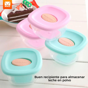 4pcs Mini Tupper <b>Containers</b> Lunch <b>Snack</b> <b>Containers</b> - Assorted Colors - Product Image 5