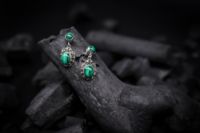 Pendientes Colgantes Étnicos de Plata de Ley 925 para Mujer, Hechos a Mano, Joyería de Moda con Piedras Turquesa, Sin Níquel ni Plomo, ¡Gran Venta!