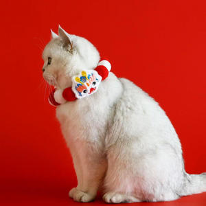 Bufanda de Ganchillo Creativa Personalizada para Año Nuevo y Navidad, Accesorio de Moda para Todas las Estaciones para Amantes de Mascotas - Product Image 4