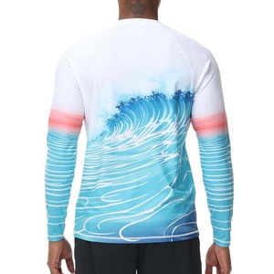 Chemise de pêche à manches longues pour homme, impression par sublimation, protection solaire UPF 50 anti-UV, hauts de sport d'extérieur, chemises en polyester - Product Image 2