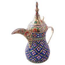 Stainless Steel Dallah Flask <b>Arabic</b> Rabic Brass Metal Turkish Dallah Coffee Pot - Product Image 6