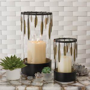 Vintage Luxury Metal Quality Gold Antique T-Light <b>Candle</b> Holder Leaf Shape Gold Antique Handmade tray <b>Candle</b> Holder for Sale - Product Image 6