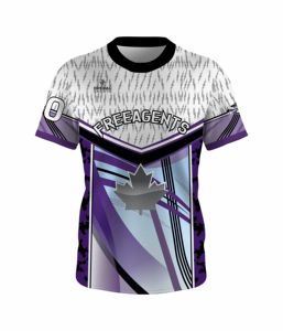Camiseta de Softbol Personalizada de Cuello Redondo en Morado Claro, 100% Poliéster, Malla Transpirable, Secado Rápido y Antibacteriana, Venta al Por Mayor - Product Image 5
