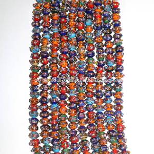 สร้อยข้อมือลูกปัดแก้วอะคริลิคเงินเครื่องประดับทำลูกปัดแก้วแบบหลวมลูกปัดแก้ว - Product Image 4