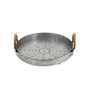 Plateau galvanisé d'aspect Premium très vendu Plateau de service de haute qualité Design durable Couleur de forme de taille personnalisée - Product Image 2