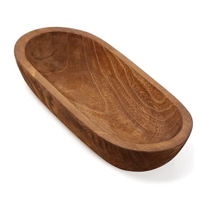 Cuenco de madera rústico de diseño elegante con color natural para el hogar y el hotel, cuenco para masa de madera de tamaño personalizado, precio al por mayor - Product Image 3