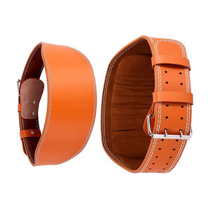 เข็มขัดยกน้ำหนักหนังวัวเข็มขัดพยุงเอวสำหรับเล่นฟิตเนสฟิตเนสออกกำลังกาย - Product Image 3