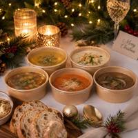 Offre Spéciale – Ensemble de Bols Jetables en Carton Kraft Ronds avec Couvercles pour Soupe et Salade à Emporter – Personnalisation OEM, Vente en Gros, Boîte Écologique