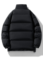 Chaqueta Casual de Invierno para Hombre, Tipo Bomber, con Capucha, Cierre de Cremallera, Manga Larga, Impermeable y Transpirable, Marca OEM