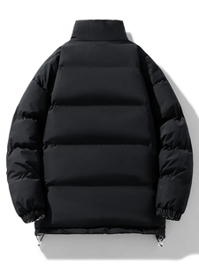 OEM transpirable con capucha Zip Up manga larga cálido cortavientos al aire libre invierno hombres Casual Paisley patrón chaqueta Reversible - Product Image 4