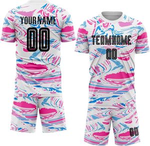 Camiseta de Fútbol con Cuello en V, 100% Poliéster, Logotipo Personalizado, Secado Rápido, Transpirable, Ligera, Manga Corta, Unisex, Sublimación - Product Image 5