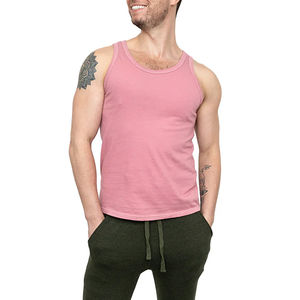 Camiseta sin mangas de algodón de alta calidad para hombre de verano Fitness Gym Camiseta sin mangas para hombre de talla grande Camiseta sin mangas para hombre - Product Image 4