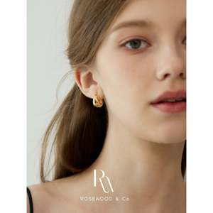 Orecchini a Cerchio Celestiali Placcati Oro a Forma di Stella con Gocce Scintillanti, Leggeri, a Forma di Sole, Regalo Raffinato - Product Image 3