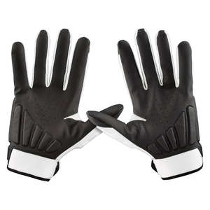 2024 nouveauté conception d'équipe personnalisée confortable doux collant paume en caoutchouc récepteur américain gants de Football - Product Image 4