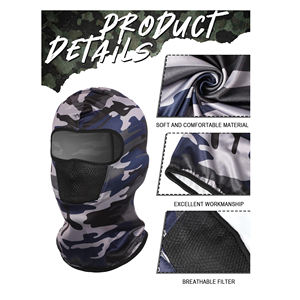 Outdoor Sports Wear <b>Balaclava</b> Lightweight Stretchable And Moisture Wicking Material 100% Polyester Made <b>Balaclava</b> Quick Dry - Product Image 2