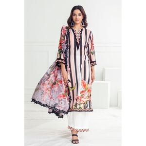 Traje Casual de Verano de 3 Piezas Sin Coser con Dupatta de Algodón Estampado Digital, Transpirable, Modelo PC-52004 - Product Image 3