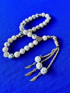 Rosario de turquesa diseñado Tasbih accesorios de oración venta al por mayor Tasbih con cuentas de resina Natural formas cuentas de oración - Product Image 2
