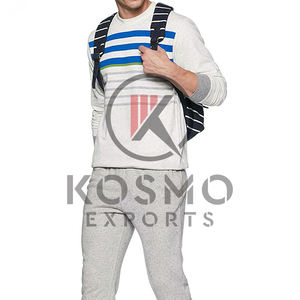 เสื้อสเวตเตอร์คอกลมสำหรับผู้ชายขนาดใหญ่พิเศษมีฮู้ดออกแบบมาใหม่มีเอกลักษณ์พิมพ์ลายไม่ซ้ำใคร - Product Image 3